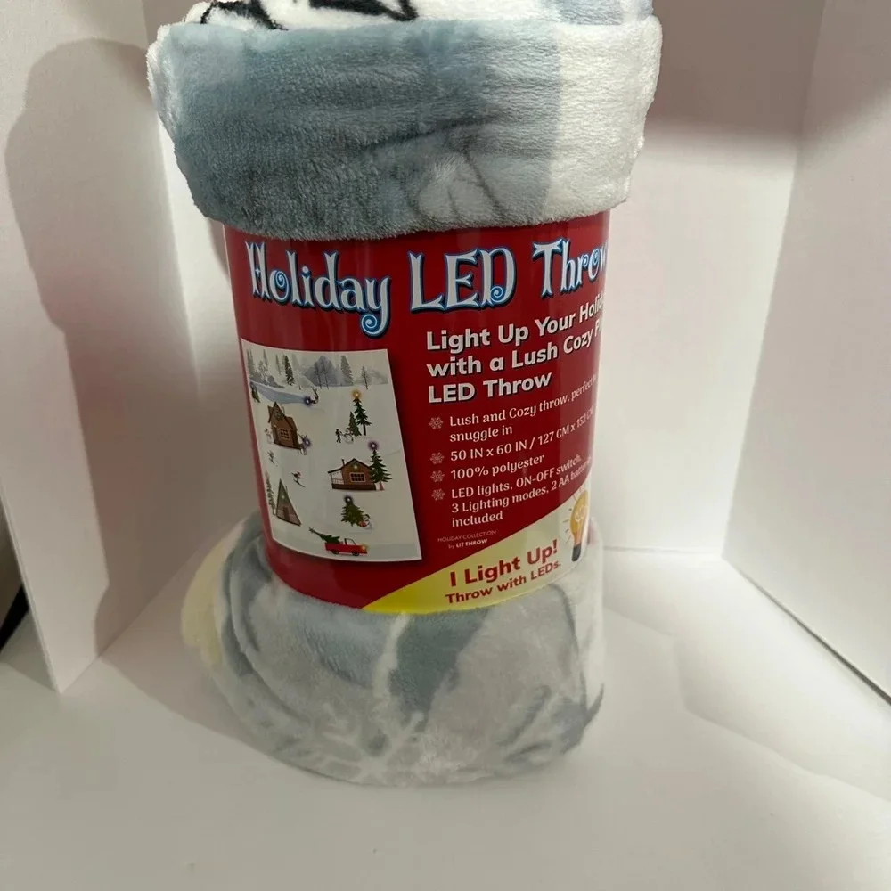 Star Elite Holiday LED Throw Blanket, 50